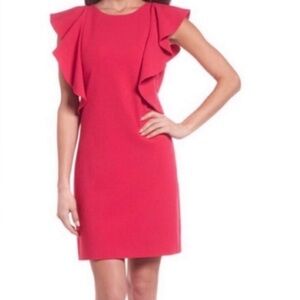 Chelsea28 Bright Pink Mini Dress - size 2, like new!